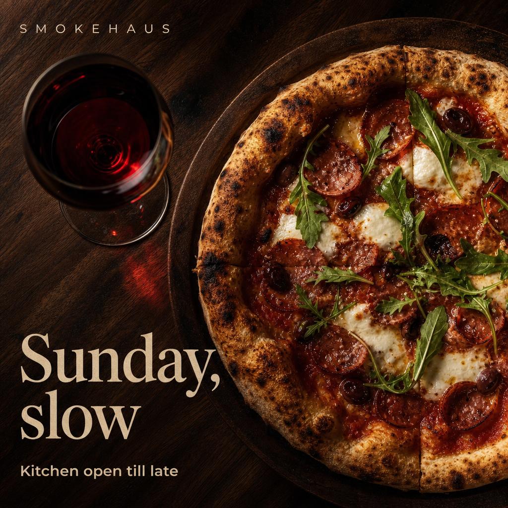 Smokehaus restaurants advertising creative