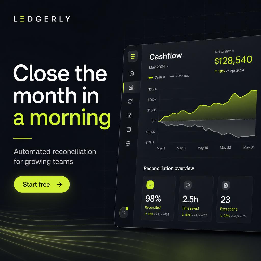 Ledgerly software advertisement