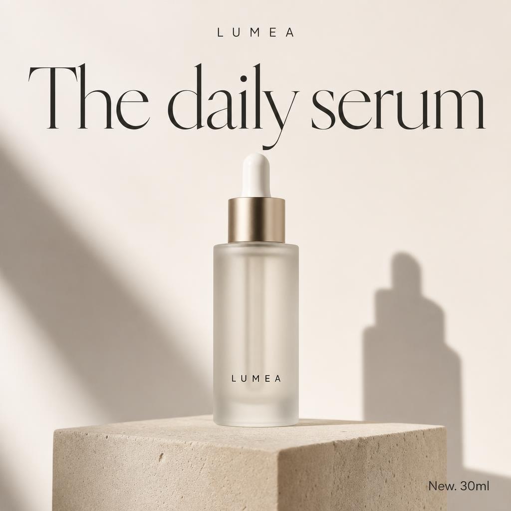 Lumea serum campaign — editorial direction